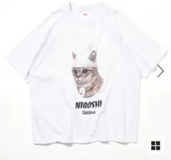 SAUVENIR×にぼしら ショートスリーブ フロントプリントTシャツ/にぼし