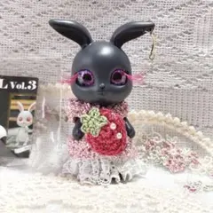 カプセルドールうさぎ❤️本体 カスタム お洋服つき charcoal【SALE】