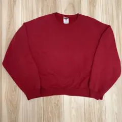 00s〜GILDAN 無地 ロンT 5XL 超ビックサイズ 赤 古着 - メルカリ