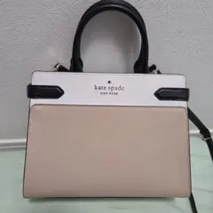 kate spade ショルダーバッグ ベージュ/ホワイト/ブラック