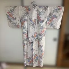 美品☆小紋 花柄 正絹 袷 胴抜き トールサイズ - メルカリ