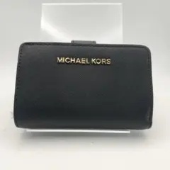 マイケルコース　折財布　財布　ブラック