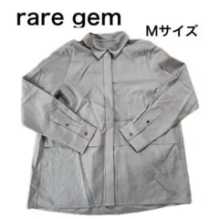 【レアジェム】新品⭐︎ライトシャツジャケット　ベージュ　Mサイズ