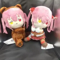 ホロライブ　BIGペアぬいぐるみ　宝鐘マリン　宝鐘クマリン　2種セットのサムネイル