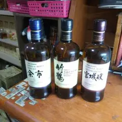 未開栓】 ニッカウイスキー セット 竹鶴 宮城峡 余市 旧ラベル 美品