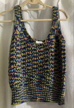 VACANCY カラフルニットベスト