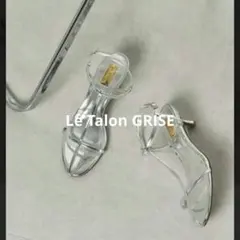 Le Talon ルタロン GRISE 5cm レザー Tストラップ サンダルのサムネイル