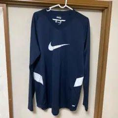 NIKE ナイキDRIFIT長袖シャツ ネイビー Lサイズ