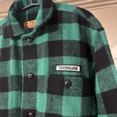 TENDERLOIN ブラック・グリーンチェック XLサイズ