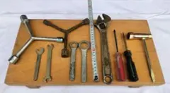 重厚 昔の工具１０品／ DIY 整備：まとめ売りpart2