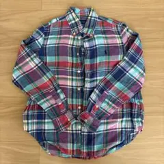 RALPH LAUREN チェック柄長袖シャツ 160/84A