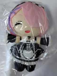 リゼロ　ラム　ぬいぐるみ　当たり付き缶バッジくじ