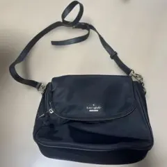 kate spade ブラック ショルダーバッグ