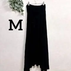 DESIGN HISTORY【M】マキシ丈スカート ブラック