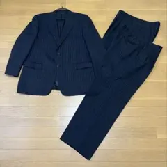 【XXL相当】B&T CLUB ネイビー ストライプスーツ