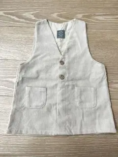 コーデュロイ オーバーオールワンピース 90