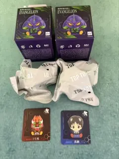 toptoy エヴァンゲリオン　フィギュア2個セット　2号機+真嗣