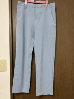 ライトブルー スラックス パンツ　GU