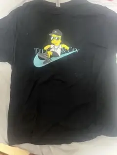 ホーマー・シンプソン Tシャツ 黒　ストリート シンプソンズ