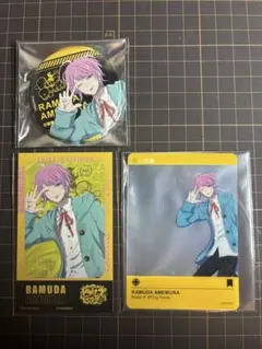 ヒプノシスマイク　ららぽーと 缶バッジ　クリアカード　館内施設特典 飴村乱数