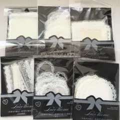 【98】ステッカー 6種 PET 海外 シール シート コラージュ まとめ売り