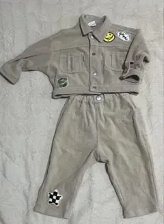 BREEZE コーデュロイ 2点セット セットアップ　にこちゃん