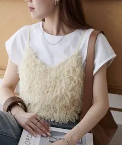 DISCOAT テープヤーンキャミ