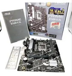 ASUS PRIME B760M-K D4 マザーボード 訳あり動作確認済み - メルカリ