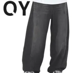 OY オーワイ WIDE VOLUME WASHED DENIM PANTSのサムネイル