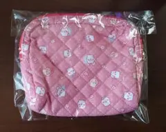 ちいかわ ポーチ 小さいの レッド ハチワレ うさぎ モモンガ