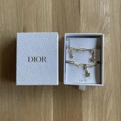 【DIOR】ノベルティゴールド チャーム付ストラップ＋スマホリング
