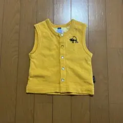 hakka baby 猫刺繍 ベスト 80cm