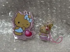 サンリオ ハローキティ 日焼けアクリルキーホルダー 日焼けキティ人魚ストラップ