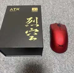 ATK X1 烈空　メタリックレッド ゲーミングマウス