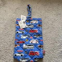 トミカ シューズバッグ 靴袋 ブルー