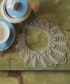 【BONLECILL noir】パールつけ襟ネックレス