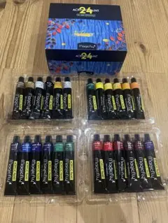 Magicfly アクリル絵の具 24色 セット 22ml