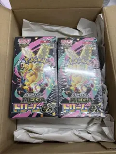 【新品未開封シュリンク付き】ポケモンカードMEGA ドリームex 2BOX