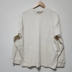 ap retro　モックネックロングスリーブロンT