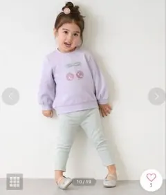 petit main さくらんぼ トレーナー