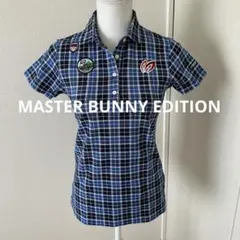 MASTER BUNNY パーリーゲイツ*マスターバニー★ポロシャツチェック柄