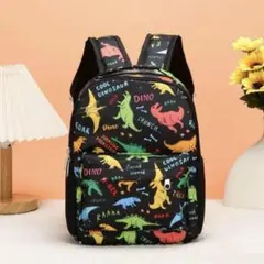 新品　リュック 恐竜 男の子 保育園 幼稚園 　通園　お出かけ背負いやすい　黒