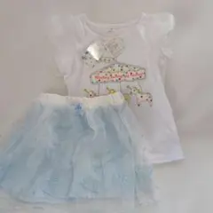 新品☆女の子　半袖Tシャツ＆スカート　セット　120cm