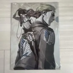 未開封 P.リヴァイ＆エルヴィン A4クリアファイル 進撃の巨人