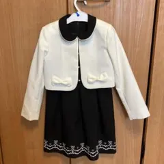 130cm マザウェイズ　白黒ドレスセット
