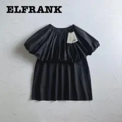 最終値下げ《新品》エルフランク バルーンカラーノースリーブブラウス 半袖 シャツのサムネイル