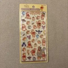 正規品　ボンボンドロップシール　Disneyくまのプーさん