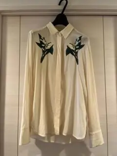 Stella McCartney 花柄刺繍 長袖シャツ