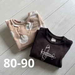 プティマイン・anggo 長袖カットソー 2枚セット