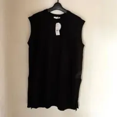 ショコラフィネローブ　　シアーニットベスト　チュニック　タグ付き新品未使用